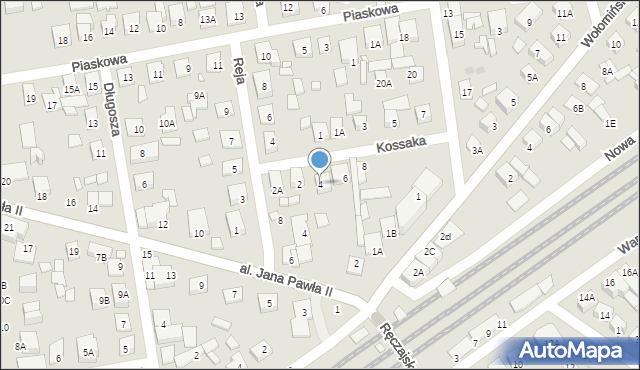 Kobyłka, Kossaka Juliusza, 4, mapa Kobyłka