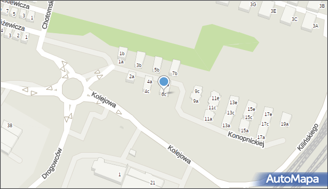 Kobylnica, Konopnickiej Marii, 6c, mapa Kobylnica