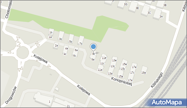 Kobylnica, Konopnickiej Marii, 9c, mapa Kobylnica