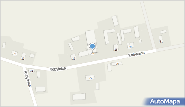 Kobylnica, Kobylnica, 26, mapa Kobylnica