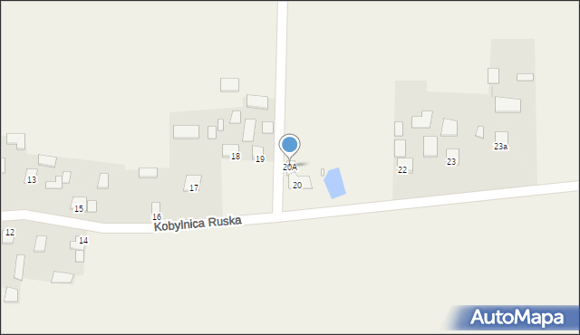 Kobylnica Ruska, Kobylnica Ruska, 20A, mapa Kobylnica Ruska