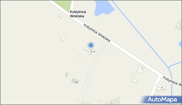 Kobylnica Wołoska, Kobylnica Wołoska, 1, mapa Kobylnica Wołoska