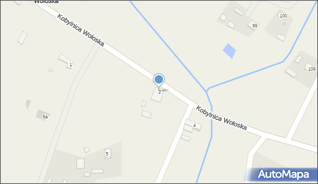 Kobylnica Wołoska, Kobylnica Wołoska, 2, mapa Kobylnica Wołoska