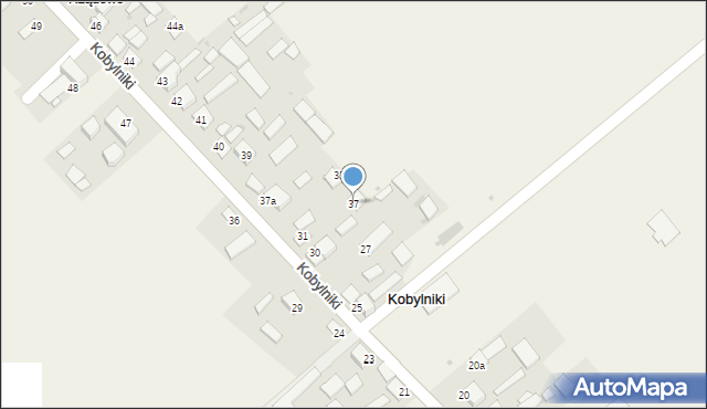 Kobylniki, Kobylniki, 37, mapa Kobylniki