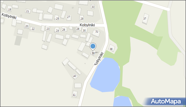 Kobylniki, Kobylniki, 39, mapa Kobylniki