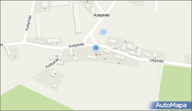 Kobylniki, Kobylniki, 8, mapa Kobylniki