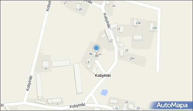 Kobylniki, Kobylniki, 9a, mapa Kobylniki