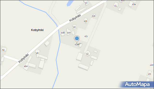 Kobylniki, Kobylniki, 42aa, mapa Kobylniki