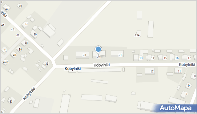 Kobylniki, Kobylniki, 22, mapa Kobylniki