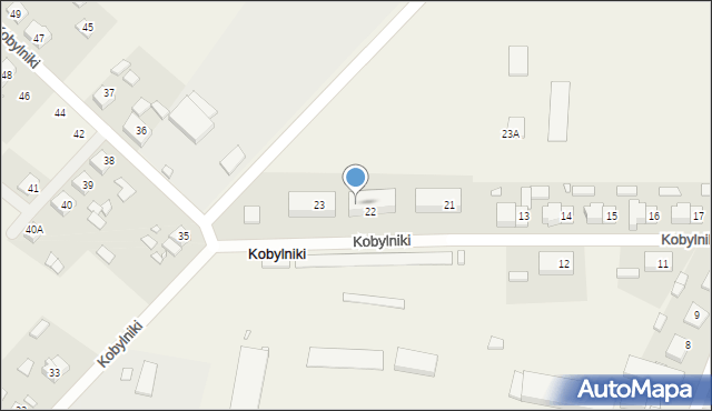 Kobylniki, Kobylniki, 22b, mapa Kobylniki