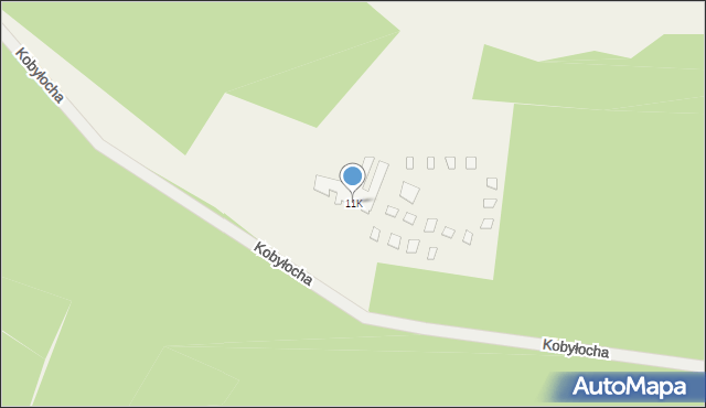 Kobyłocha, Kobyłocha, 11K, mapa Kobyłocha