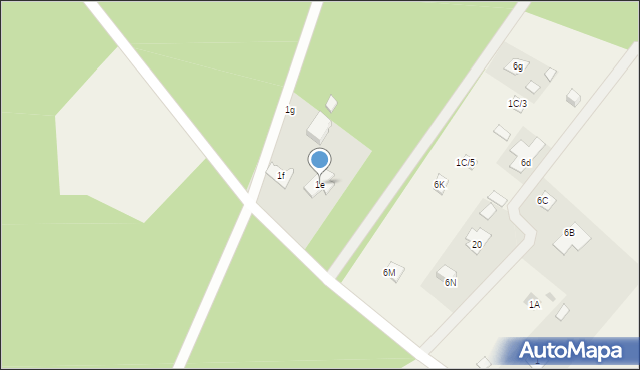 Kobyłocha, Kobyłocha, 1e, mapa Kobyłocha