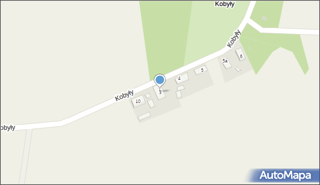 Kobyły, Kobyły, 3, mapa Kobyły