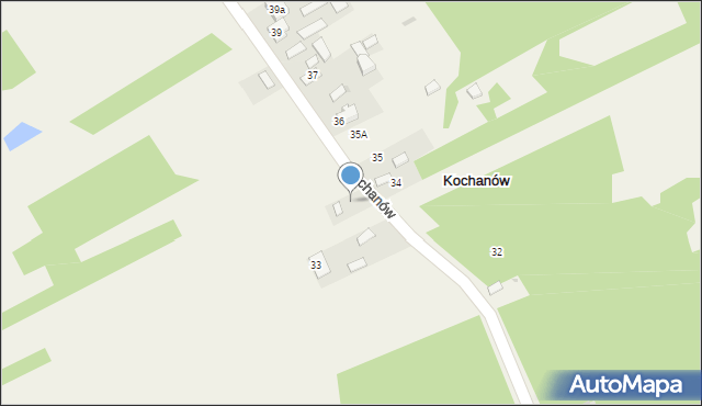 Kochanów, Kochanów, 34a, mapa Kochanów
