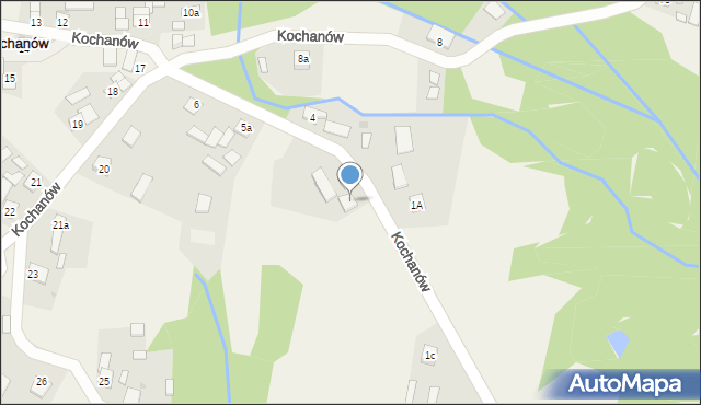 Kochanów, Kochanów, 1, mapa Kochanów