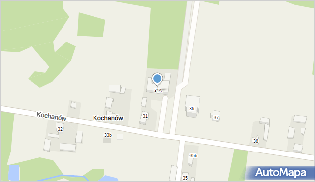 Kochanów, Kochanów, 34A, mapa Kochanów