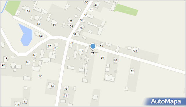 Kochanów Wieniawski, Kochanów Wieniawski, 78, mapa Kochanów Wieniawski