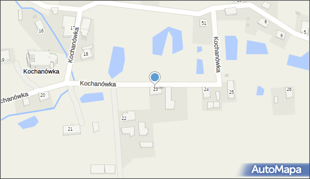 Kochanówka, Kochanówka, 23, mapa Kochanówka