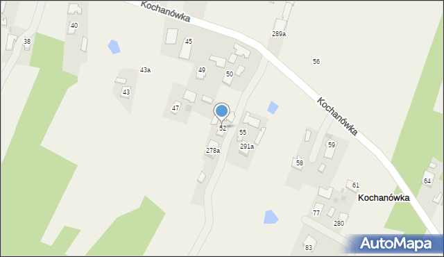 Kochanówka, Kochanówka, 52, mapa Kochanówka