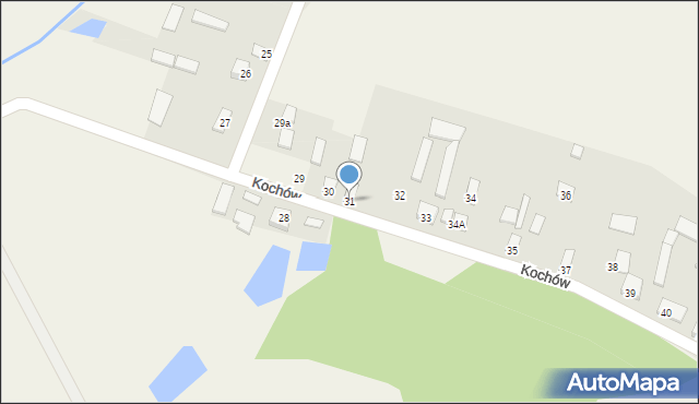 Kochów, Kochów, 31, mapa Kochów