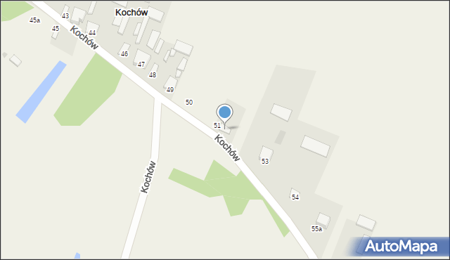 Kochów, Kochów, 52, mapa Kochów