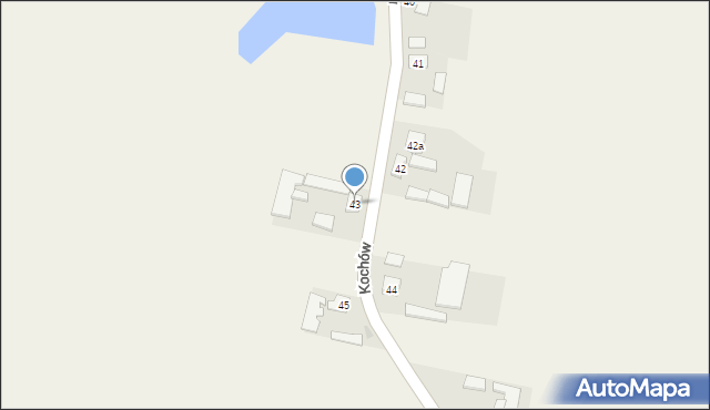 Kochów, Kochów, 43, mapa Kochów