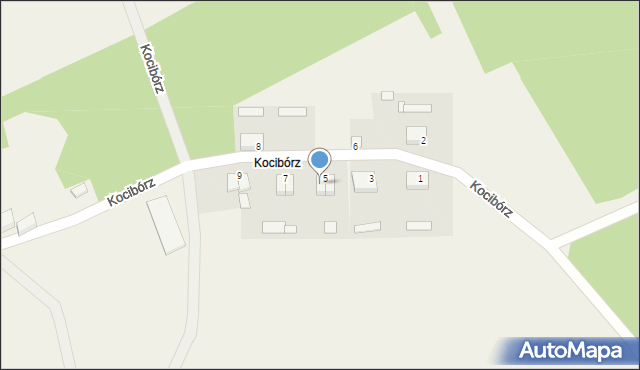 Kocibórz, Kocibórz, 5/2, mapa Kocibórz