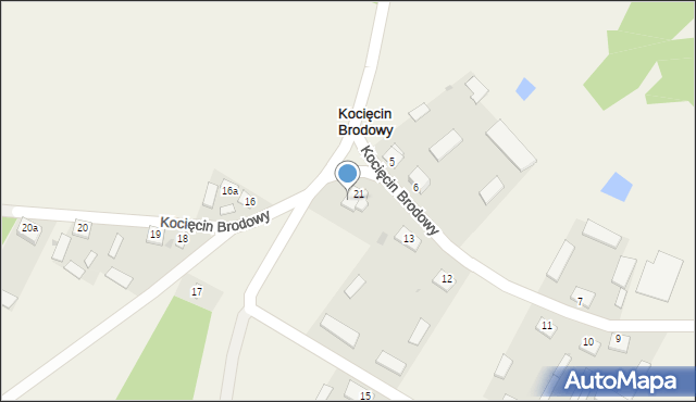 Kocięcin Brodowy, Kocięcin Brodowy, 29, mapa Kocięcin Brodowy