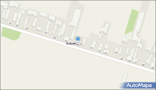 Kocierzew Północny, Kocierzew Północny, 60, mapa Kocierzew Północny