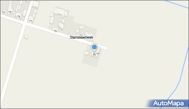 Kocierzew Północny, Kocierzew Północny, 81, mapa Kocierzew Północny