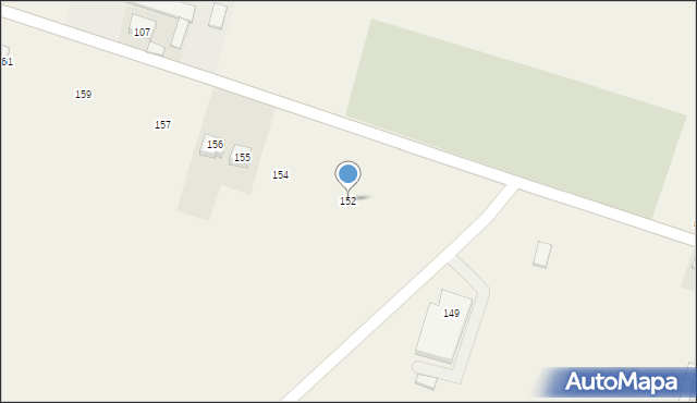 Kocierzew Południowy, Kocierzew Południowy, 152, mapa Kocierzew Południowy