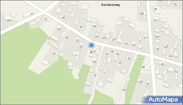 Kocierzowy, Kocierzowy, 28, mapa Kocierzowy