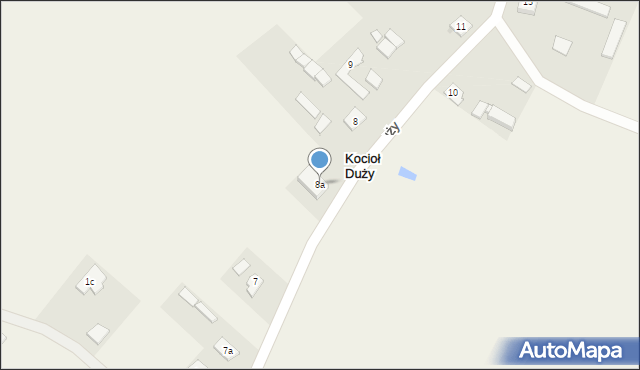 Kocioł Duży, Kocioł Duży, 8a, mapa Kocioł Duży