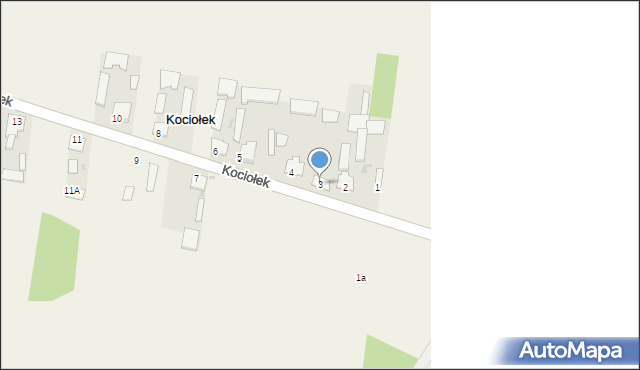 Kociołek, Kociołek, 3, mapa Kociołek