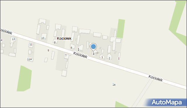 Kociołek, Kociołek, 4, mapa Kociołek