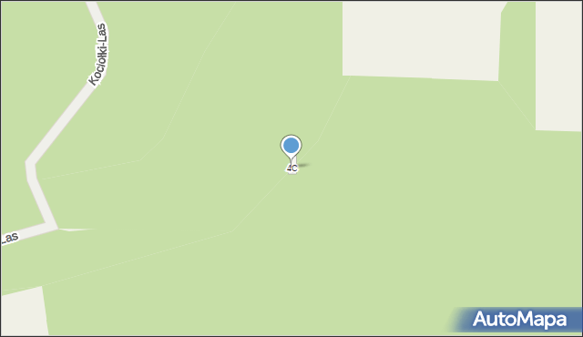 Kociołki-Las, Kociołki-Las, 4C, mapa Kociołki-Las