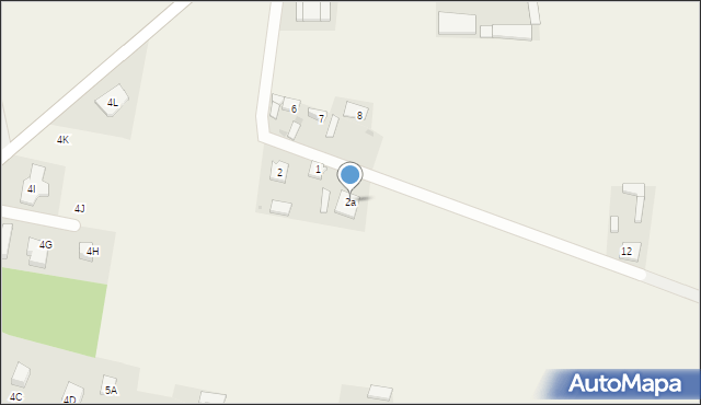 Kociszew, Kociszew, 2a, mapa Kociszew