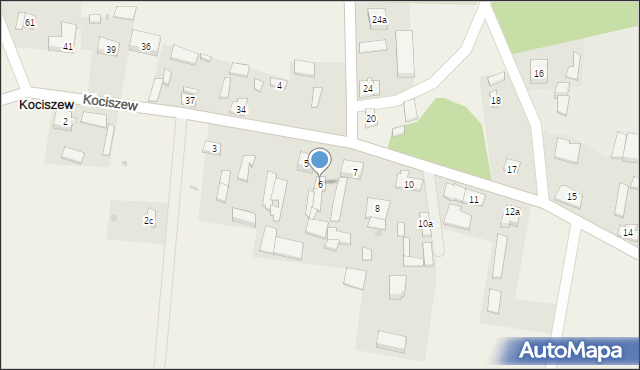 Kociszew, Kociszew, 6, mapa Kociszew