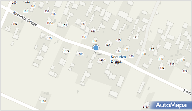 Kocudza Druga, Kocudza Druga, 147, mapa Kocudza Druga