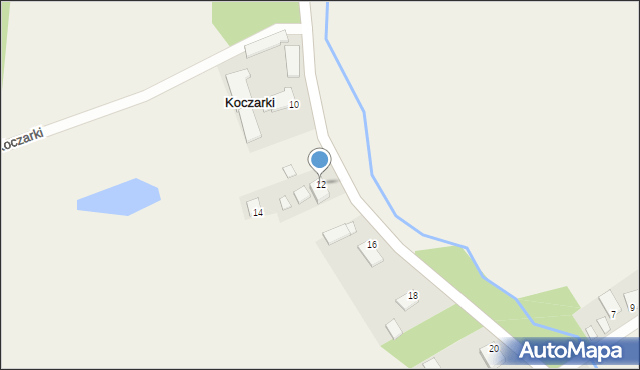 Koczarki, Koczarki, 12, mapa Koczarki