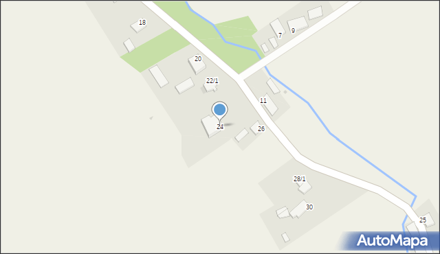 Koczarki, Koczarki, 24, mapa Koczarki