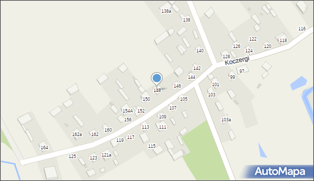 Koczergi, Koczergi, 148, mapa Koczergi