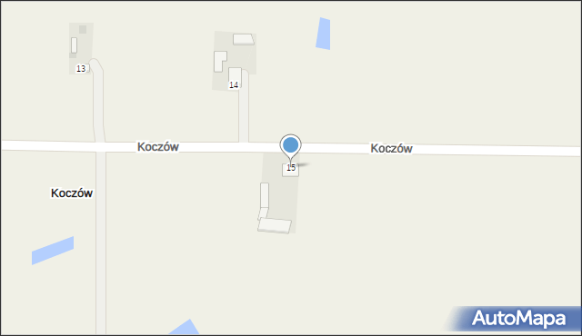 Koczów, Koczów, 15, mapa Koczów