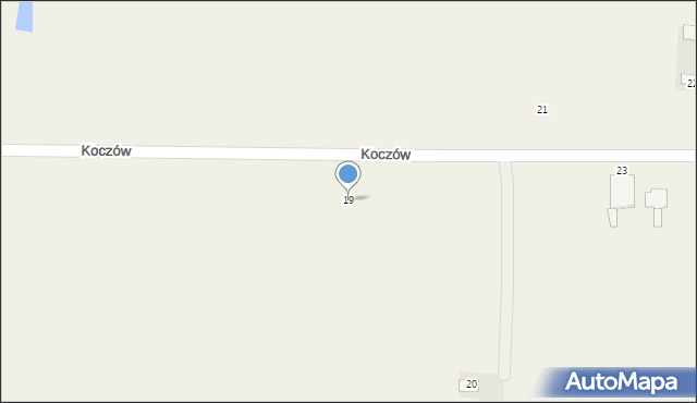 Koczów, Koczów, 19, mapa Koczów