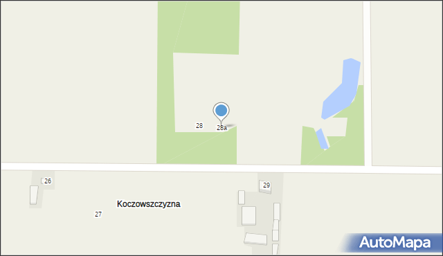Koczów, Koczów, 28a, mapa Koczów