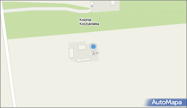 Koczukówka, Koczukówka, 21, mapa Koczukówka