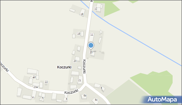 Koczurki, Koczurki, 10, mapa Koczurki