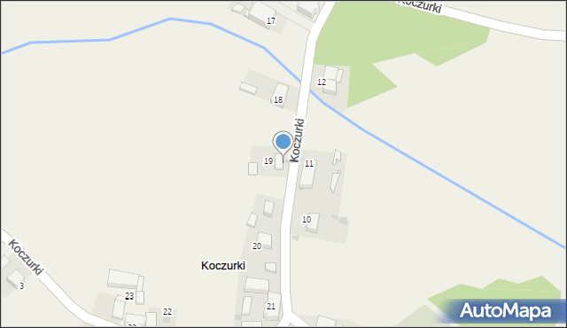 Koczurki, Koczurki, 19a, mapa Koczurki