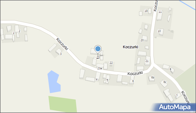 Koczurki, Koczurki, 23, mapa Koczurki