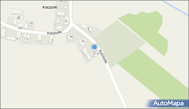 Koczurki, Koczurki, 7, mapa Koczurki